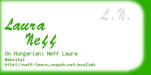 laura neff business card